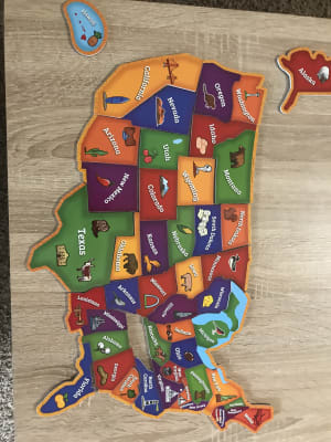 Magnetic Us Map Puzzle Magnetic U S Map Puzzle