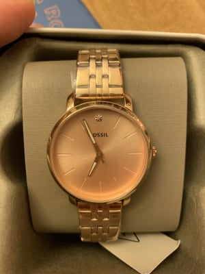 Lexie Luther Three-Hand Rose Gold-Tone 