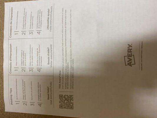 Avery Avery 22806 PRINTTOTHEEDGE SQUARE LABELS 2