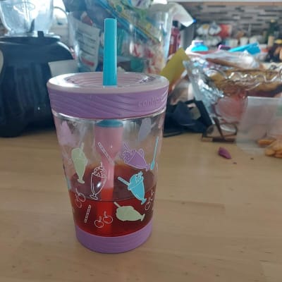 Contigo Kids 14oz Spill-Proof Tumbler with Straw Pink Adventure Children  Bottle