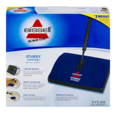 BISSELL Sturdy Sweep  Lightweight Carpet Sweeper  2402E 