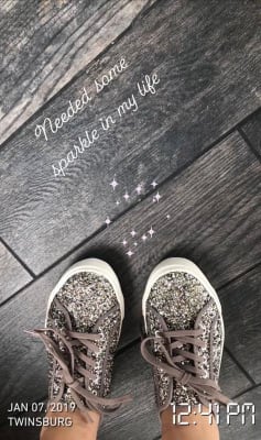 Old navy sparkle discount sneakers