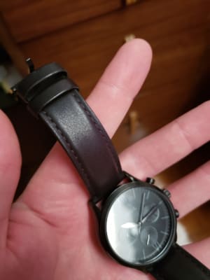 Fenmore Midsize Multifunction Black Leather Watch - BQ2364 - Fossil