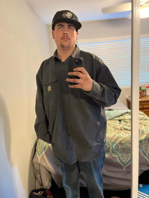 Murdoch s Carhartt Men s Rugged Flex Relaxed Fit Canvas FleeceLined Shirt Jac
