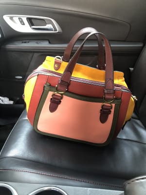 Fossil brooke leather satchel store