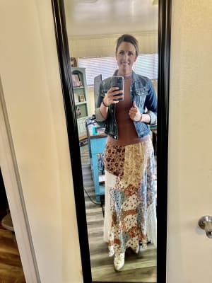 Gimmicks Mixed Print Maxi Skirt - Women's Skirts in Multi Gimmicks Mixed Print Maxi Skirt - Women's Skirts in Multi