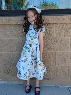Janie and jack white dress best sale