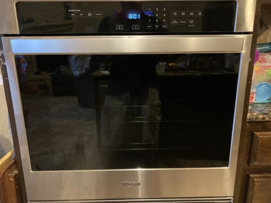 whirlpool single wall oven with the fit system wos31es