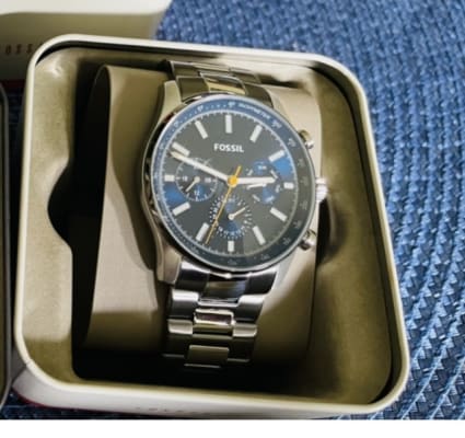Two-Tone Stainless Steel Watch 