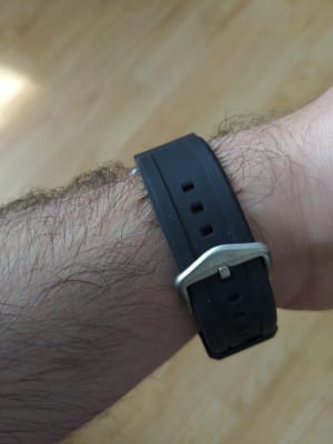 fossil silicone strap