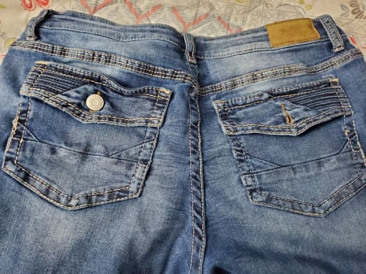 Jeans Femme Daytrip Bootcut - Taille 28, Longueur XL, Avec Boucle, Bleu - Occasion Très Bon état