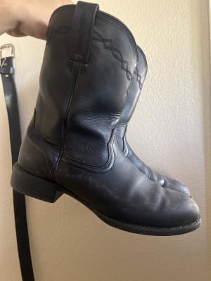 Ariat roper black sales