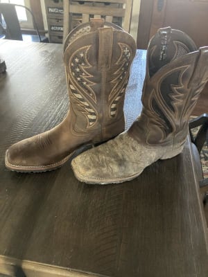 Ariat Hybrid VentTEK Western Boot in Distressed Tan Cowboy Boots Ariat CoastalCountry