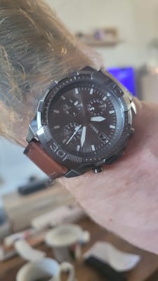 Bronson Chronograph Brown Eco Leather 