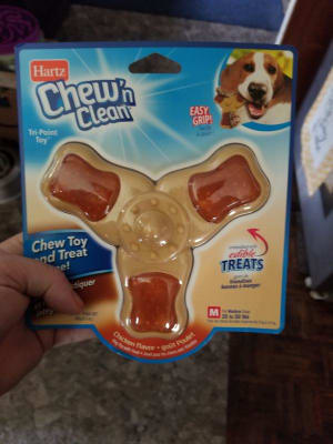 Hartz® Chew 'n Clean® Tri-Point Dog Toy - Medium