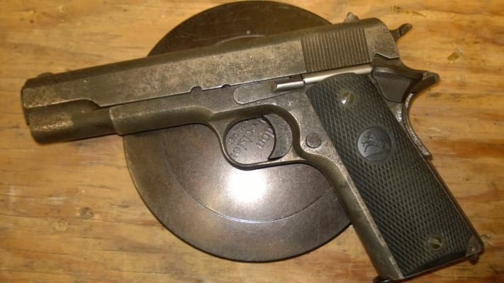 Lostfortygrips 1911 Colt .45 ACP Commander Barrel Bushing – Laser Engraved, 24k Gold Plated, USA Made