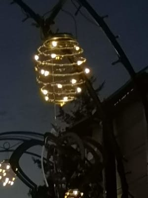 Large spiral outlet solar lights