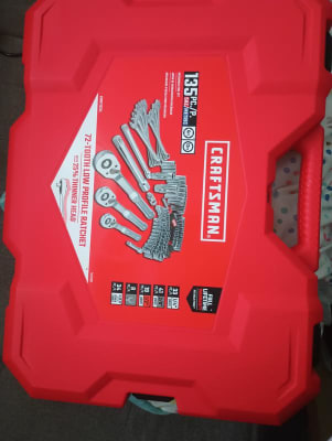 CRAFTSMAN Low Profile Mechanics Tool Set, 135pc CMMT12124L Acme