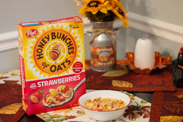 Honey bunches of oats strawberry nutrition facts