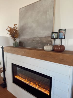 42 Black Slim Wall Mount Electric Fireplace | Big Lots