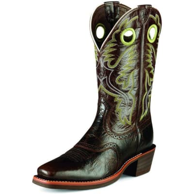 Ariat Men s Tombstone Western Boots Distressed Brown elliottsboots