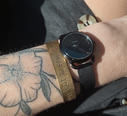 Tailor Three-Hand Black Stainless Steel 