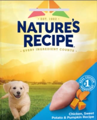 Natures recipes dog food clearance