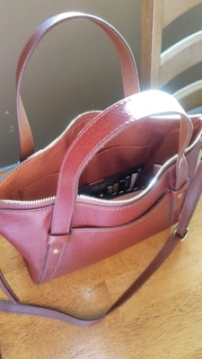 fossil avondale satchel multi brown