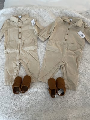 Unisex Faux Suede Moccasin Booties for Baby Old Navy