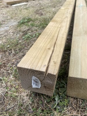 Wickes Pine Pergola Post \u0026 Deck Bearer 