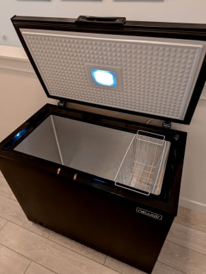 NewAir 7.0 Cu. Ft. Compact Chest Freezer in Black Newair