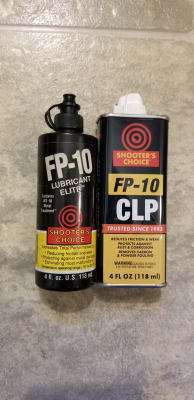 Shooter's Choice FP-10 Elite CLP Lubricant - 4oz Bottle, Long-Lasting Gun Oil, Cleaner & Protectant Made In USA
