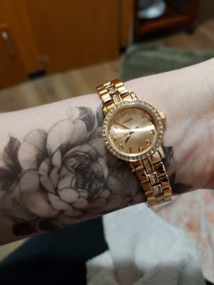 Shae Mini Three-Hand Stainless Rose 
