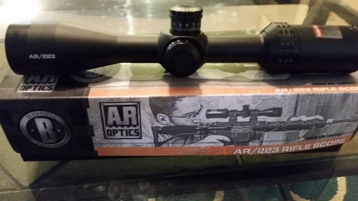Bushnell AR Optics Rifle Scope 3-9x 40mm Side Focus Drop Zone-223 BDC