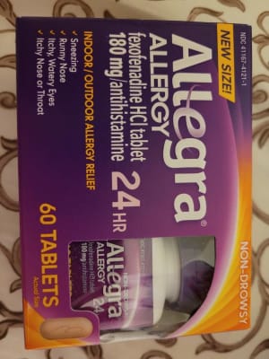 Allegra Allergy Relief 180 Mg Tablets, 30-Count | Big Lots