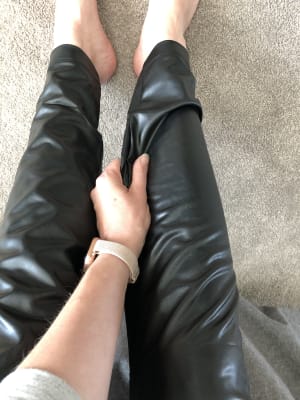 Old Navy High-Waisted Faux Leather Leggings for Women