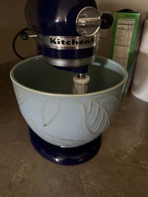 Shop Kitchenaid® Quart Spring Leaves Ceramic Bowl KSM2CB5LB - Main Image