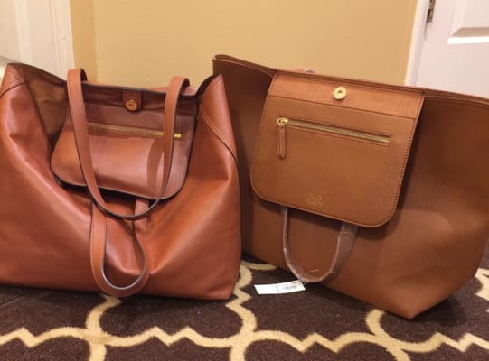Old navy faux leather tote deals
