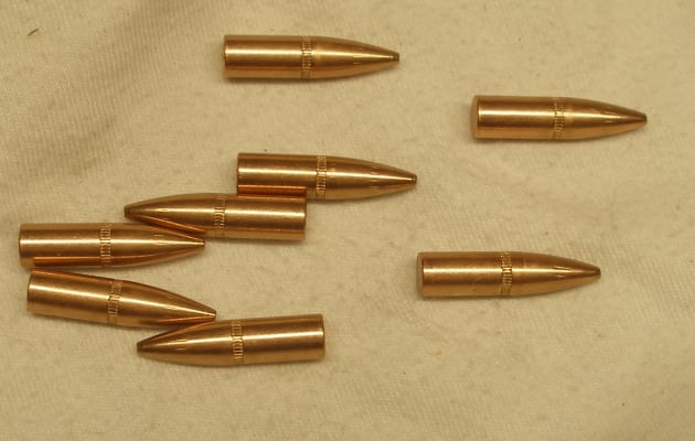 Factory Second Match Bullets 22 Cal (224 Diameter) 52 Grain