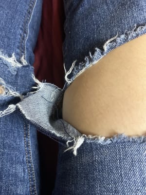 Mid Rise Boyfriend Straight Ripped Jeans for Women Old Navy
