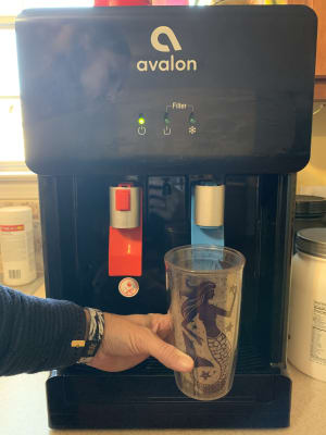  Avalon A8CTBOTTLELESSWHT Countertop Self Cleaning Touchless  Bottleless Cooler Dispenser Hot & Cold Water, NSF Certified Filter,  UL/Energy Star, White : Home & Kitchen