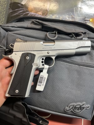 Kimber Stainless LW KCB 45 ACP Pistol 5 Barrel 7+1 Round Stainless