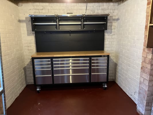 Ultimate Storage 72in Garage Workstation Tool Trolley Homebase