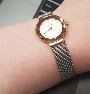 Leonora Two-Hand Silver-Tone Stainless 