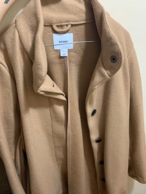 Boucl Funnel Neck Coat for Women Old Navy
