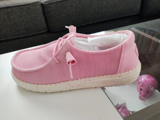 Wendyさま☆テラコッタ HEYDUDE Wendy Stretch Sox Rosette Women's Casual Shoe