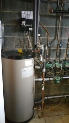 633-600-001 - Weil-McLain 633-600-001 - Aqua-Plus 45 Pewter Indirect Water  Heater