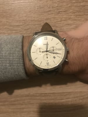 Montre Neutra chronographe en cuir ambre - FS5512 - Fossil