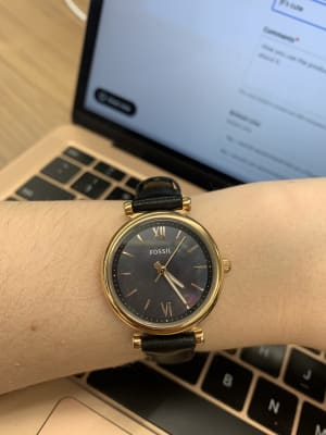 Fossil carlie store mini black