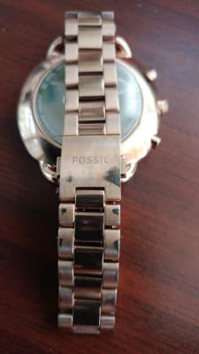 Hybrid Smartwatch Accomplice Rose Gold Tone Stainless Steel Ftw1208 Fossil